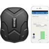TKMARS Localizzatore TK905 GPS per auto con calamita, senza abbonamento, monitoraggio in tempo reale e varie modalità di avviso, batteria da 5000 mAh, GPS Tracker antifurto per Auto Moto con app