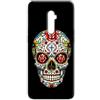 Mixroom - Cover Custodia Back case In TPU Silicone Morbido Per Oppo Reno 2Z Fantasia Teschio Messicano Fiori Z428
