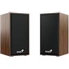Genius Altoparlante SP-HF180, 3,5 mm, 2,0 canali, 6 W, nero/legno