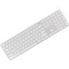Allinside Copertura per tastiera bianca per tastiera Mac Magic 2024 con Touch ID e tastiera numerica A3119 layout USA