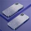 PAIX Custodia Telefono Trasparente Compatibile con Samsung Galaxy A12/M12 Cover Cornice Elettroplaccata Gradiente Glitter Protettiva Sottile TPU