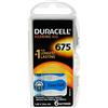 Duracell zinco-aria cellule uditive, 675 / A675 / PR44, 1.4V - 6 pezzi