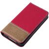 Cadorabo Custodia Libro per Apple iPhone 4 / iPhone 4S in Rosso Marrone - con Vani di Carte, Funzione Stand e Chiusura Magnetica - Portafoglio Cover Case Wallet Book Etui Protezione