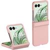 QINOUK Cover per Motorola Razr 50 Ultra, Antiurto e Ultrasottile in PC, Protettiva Antigraffio - Rosa