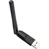 Generico Adattatore wireless WiFi - Chipset MT7601 avanzato, scheda di rete wireless forte | 2db potente antenna esterna con connessione stabile rapida, ricevitore booster wifi segnale per computer smart tv bo