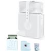 Knitluxe Custodia Protettiva per Caricabatterie Macbook e Avvolgicavo per Caricabatterie Mac 2-in-1 (Bianco,85W/87W/96W)