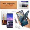 AmComponent - display di ricambio per OPPO A18 CPH2591 schermo LCD touch screen vetro ricambio | Componente di ricambio con luminosità intensa e risposta al tocco reattiva