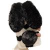 Tivenfezk Nadoli Bunny Custodia per iPhone 12 PRO Max,Inverno Orecchio di Coniglio Faux Fur Cover Morbido Carina Soffice Peloso Indietro Astuccio Caso