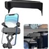 LUNQIN Supporto per telefono da auto per Toyota Corolla 2020-2024, Toyota Corolla Cross 2022-2024 Hybrid 8 pollici Touchscreen Accessori Auto Staffa per schermo di navigazione Decorazione interna