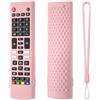 Generic Custodia protettiva per LG AKB75375604 AKB75095302 AKB73715601 per LG AKB Series Smart TV Remote Cover in morbido silicone (rosa)