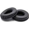 vhbw 2x cuscinetti auricolari di ricambio compatibile con Sony MDR-S303 cuffie, headset, poliuretano nero