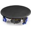 Power Dynamics NCSP5B - Altoparlante da soffitto, 100 V, 5,25 pollici, 20 Watt, nero, griglia metallica, altoparlante con sistema di fissaggio rapido, ideale per installazione pubblica indirizzo