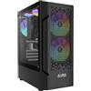 BREUNOR NOBLE CHOICE BREUNOR ASTRAL - PC Gaming Ryzen 5 5600XT 6 Core fino a 4.70GHz, RTX 5050 8Gb, SSD NVMe 1000Gb, RAM 16GB DDR4 3200MHz, Dissipatore ad Aria, Windows 11 Pro, Pc da gaming