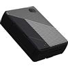 Cooler Master Pi Case 40 - Sottile telaio in alluminio con pulsante programmabile, dissipatore di calore passivo integrato, porte laterali protette in TPU, staffe di montaggio universali - Black