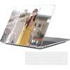 Loyobo Custodia personalizzata compatibile con MacBook Air 13 2022,2021-2018 Release A2337 M1 A2179 A1932, regalo personalizzato e logo aziendale, copertura per dissipazione del calore resistente ai graffi