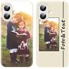 Yoedge Custom Cover Personalizzata Custodia per iPhone 16 6,1 con Foto Testi Disegni, Morbido TPU Silicone Personalizza Case con Immagine, Antiurto Personalizzabili Case per iPhone 16, Bianco Crema