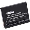 vhbw batteria compatibile con Samsung Galaxy Pocket 2, Pocket 2 Duos smartphone cellulare (1250mAh, 3,7V, Li-Ion)