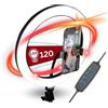 TronicXL Luce ad anello 10 pollici per treppiede I Ring Light con supporto per cellulare senza tripod adattatore 1/4 per treppiede fotocamera I per YouTube Video Streaming Smartphone TikTok Live
