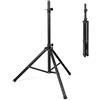 COSTWAY Supporto per Altoparlante, Supporto Treppiede per Casse Acustiche, Diffusore Cavalletto Stativo, Altezza regolabile da 97-183 cm