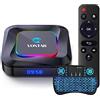 CHROX Box TV Android 13.0, VONTAR R3 4G RAM 128G Rom RK3528 con Dual 2.4G/5.8G WiFi, BT 5.0+ Quad-Core 64 Bit 4K/8K UHD H.265 Ethernet LAN 3D Set Top TV Box con Mini Tastiera Wireless,2gb+16gb