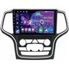 BOJONTN 10 Pollici Doppio Din Android 15 Autoradio per Jeep Grand Cherokee 2014-2022 con Car Play Telecamera Posteriore Comandi al volante Bluetooth GPS FM Radio WIFI(C2 3+32G)