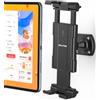 OHLPRO Supporto Tablet Muro Porta Tablet, Base Super Robusta+Morsetto Pieghevole Universale supporto ipad Regolabile con Rotazione a 360° Compatibile con 5-13 Pollici iPad Galaxy Tab Surface Pro