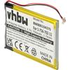 vhbw batteria compatibile con Sony NWZ-A818BLK, NWZ-A828KBLK, NWZ-A829BLK MP3 music player lettore musicale (750mAh, 3,7V, Li-Poly)