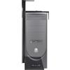 Armanyya Supporto sotto la scrivania, supporto per computer regolabile, host sospeso, 30 kg, regolazione in altezza 10-47 cm, per PC, salvaspazio, ufficio, nero