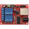 Cpolebev LAN Interruttore di Ritardo Scheda Relè Ethernet 2 Vie Modulo Server Modulo Controller/Udp