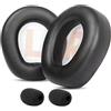 TaiZiChangQin Cuscinetti auricolari di ricambio in memory foam, compatibili con cuffie da gioco JBL Quantum 200 300 Q200 Q300 (pelle proteica)
