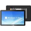 SunKol PC industriale senza ventola da 15,6,PC touch integrato 16:9 a 10 punti,computer all-in-one Win 11 IP65,accensione automatica,per fabbriche,automazione,aziende (J6412,8GB RAM,256GB SSD)