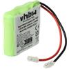 vhbw batteria compatibile con Master Veraphone mini stilo (micro) telefono fisso cordless (300mAh, 3,6V, NiMH)