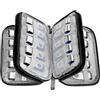 Generic Custodia USB Portatile - Custodia Per Chiavetta USB Con 30 Slot A Rete Slot Individuali | Organizer Impermeabile Con Doppia Cerniera Per Dischi Rigidi, Perfetto Per Conservare E Trasportare Unità