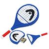 OneSquareCore 4GB Racchetta da tennis Forma USB 2.0 Flash Drive USB Stick Memory Stick USB Drive Flash Disk Thumb Drive Archiviazione dati Memoria esterna U Disk (Blu)