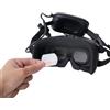Generic Pellicola temperata Per DJI GOGGLES N3 HD Pellicola Protettiva Lente Protezione Dello Schermo con Accessori Strumento di Installazione