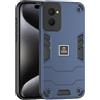 Generic Compatibile con Moto G Power 2024 Custodia,Compatibile con Motorola Moto G Power 2024 (Not 2023) 2 in 1 [PC+TPU] Custodia per telefono Blue