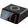 JOXLOVER Caricabatterie multiporta, Stazione di ricarica USB da 100 W a 8 porte con ricarica wireless, display digitale a LED, caricabatterie rapido QC3.0 PD per casa, ufficio e viaggio