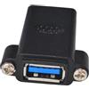 Oxxggkao USB3.0 Femmina a Presa Montaggio da Pannello a USB Adattatore a Parete Modulo USB2.0 con Fori per Vite Adattatore Scheda Madre Estensione