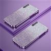 PAIX Custodia Telefono Trasparente Compatibile con Samsung Galaxy A70 Cover Cornice Elettroplaccata Gradiente Glitter Protettiva Sottile TPU