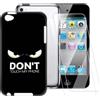 ESACMOT Custodia TPU Stampata + 2 Pellicole in Vetro Temperato Compatibili con iPod Touch 4, Cover Artistica Slim Antigraffio Antishock, Protezione Totale