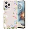 Guxira Silicone Cover Protettiva per Honor 200 Lite 5G, Carino Floreale Design Custodia Antiurto Cover Antipolvere Protettiva Case per - Gloria Mattutina