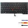 LIAN MO Compatibile con Lenovo ThinkPad T440 T440S T440P T450 T450S T460 L440 L450 L460 L470 T431S Tastiera retroilluminata (Regno Unito)