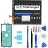 GLK-Technologies Batteria di ricambio ad alta potenza, compatibile con Samsung Galaxy A52 A525F, A52 5G A526B, A52s A528B | GLK-Technologies Battery | Accu | Batteria da 4700 mAh | incl. set di attrezzi professionali