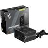 MSI MAG A750BE - Alimentatore da gioco 80 Plus Bronze certificato 750 W - semi-modulare - PSU ATX a basso rumore