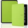 Generico DayQiQiPu Caso per Kindle Paperwhite (5/6/7th Gen 2012/2013/2015, Model: EY21/DP75SDI) Custodia per eReader di Pelle PU Ultra-Sottile di Visione Multiplo Copertura Antiurto - Verde