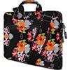 HSEOK Borsa a Tracolla per Notebook, Borsa Porta Laptop Super Sottile e Impermeabile, Fino a 13-13,3-14 Pollici, B01L01