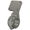 Generico Elettronica in Volo Supporto Manubrio 28mm Moto Bicicletta Compatibile con Garmin Montana 600 610 650 680 700 710 Monterra 276Cx GPSMAP