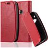 Cadorabo Custodia Libro per Nokia 3310 in Rosso Mela - con Vani di Carte, Funzione Stand e Chiusura Magnetica - Portafoglio Cover Case Wallet Book Etui Protezione