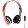 Linq Cuffie linq02 m pieghevole cuffie on-ear 3, 5 mm di Jack per iPhone 6 6S 7 Plus/7, Samsung Galaxy S7 S6 S5 S4, iOS & Android Smartphone