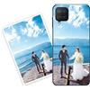 Sunrive Personalizzate Cover compatibile con Samsung Galaxy M12 personalizzabile con Foto Testi Frase Logo Disegni e Grafiche Personalizzata, assorbimento degli urti morbido TPU trasparente
